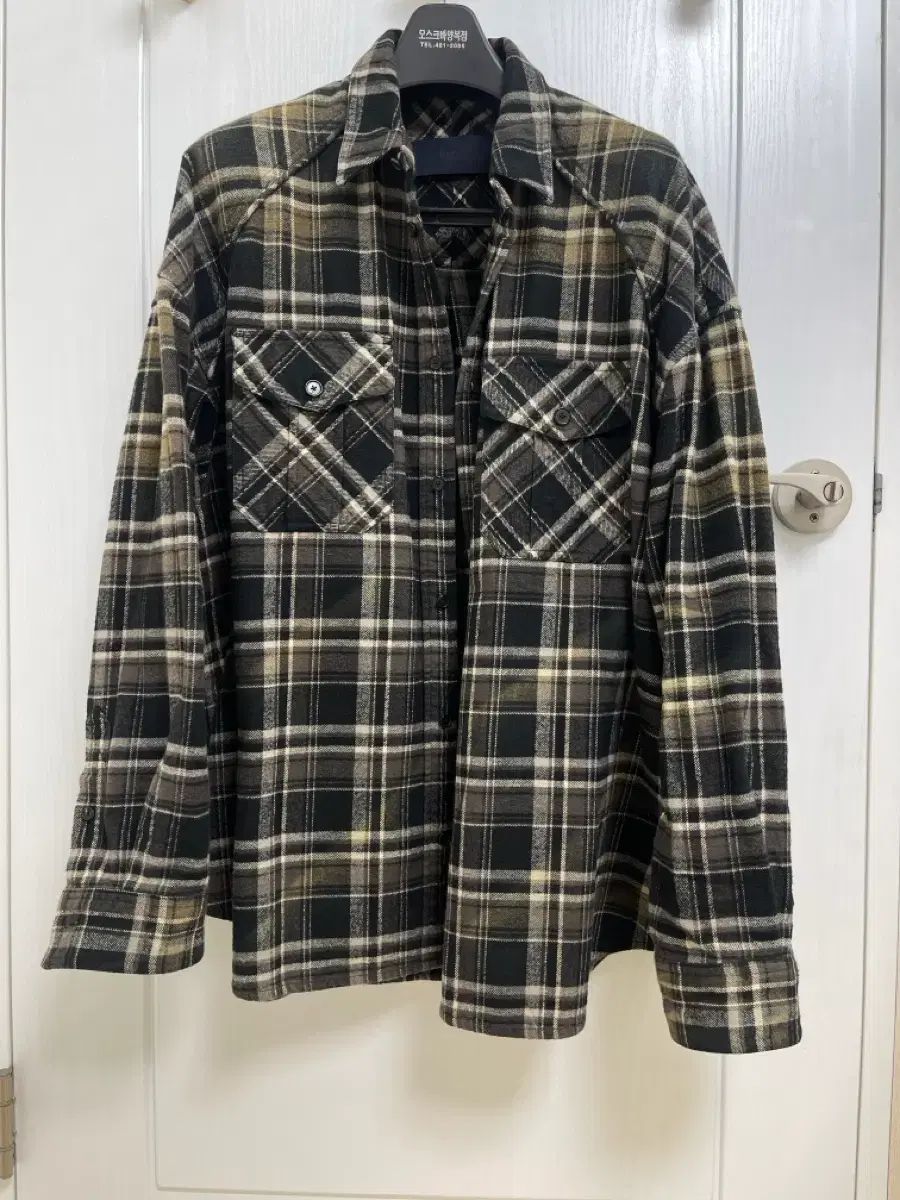 新品 Juun.J オーバーサイズ CHECK シャツ ジャケット 48サイズ(105)