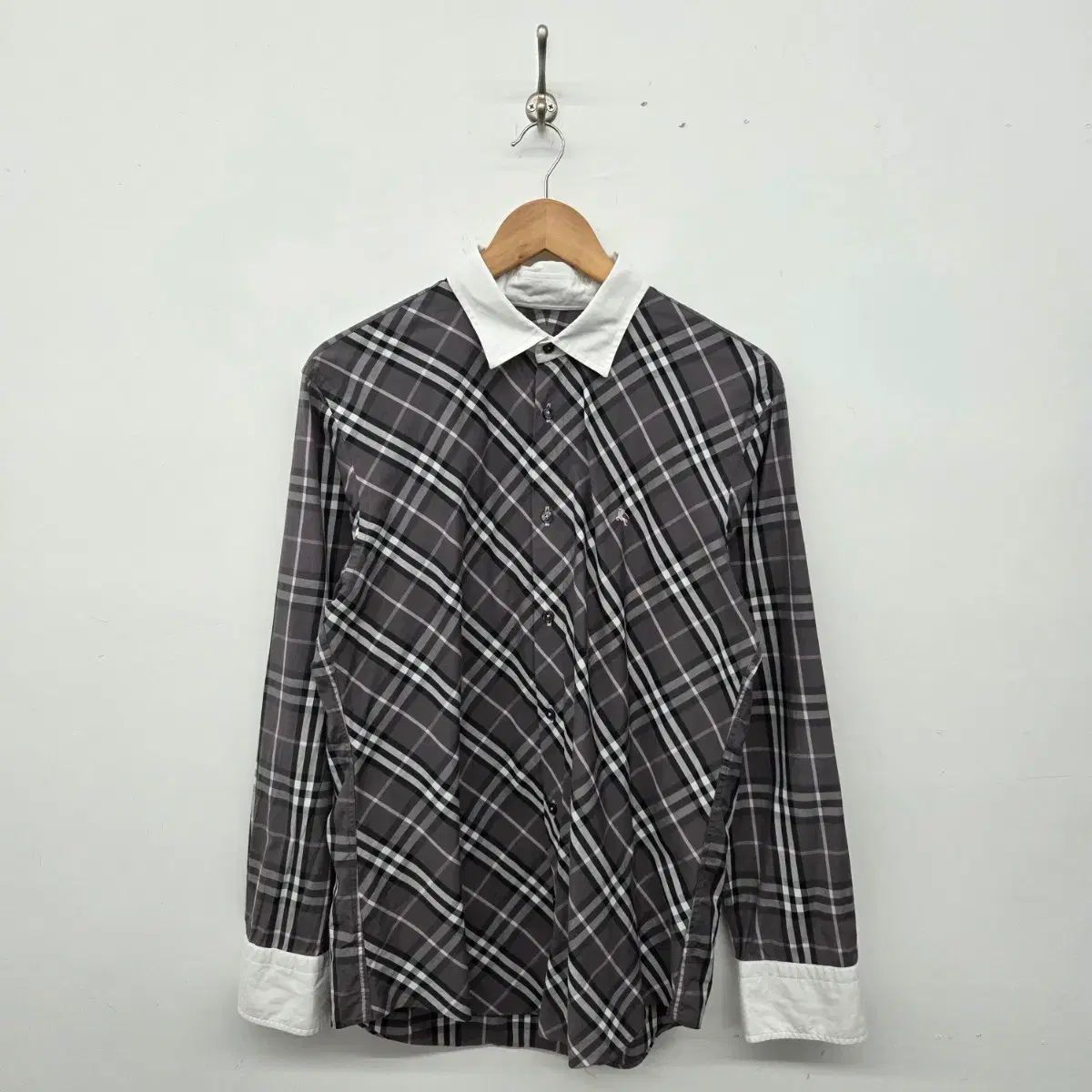 バーバリー チェック 長袖 シャツ レディース XL