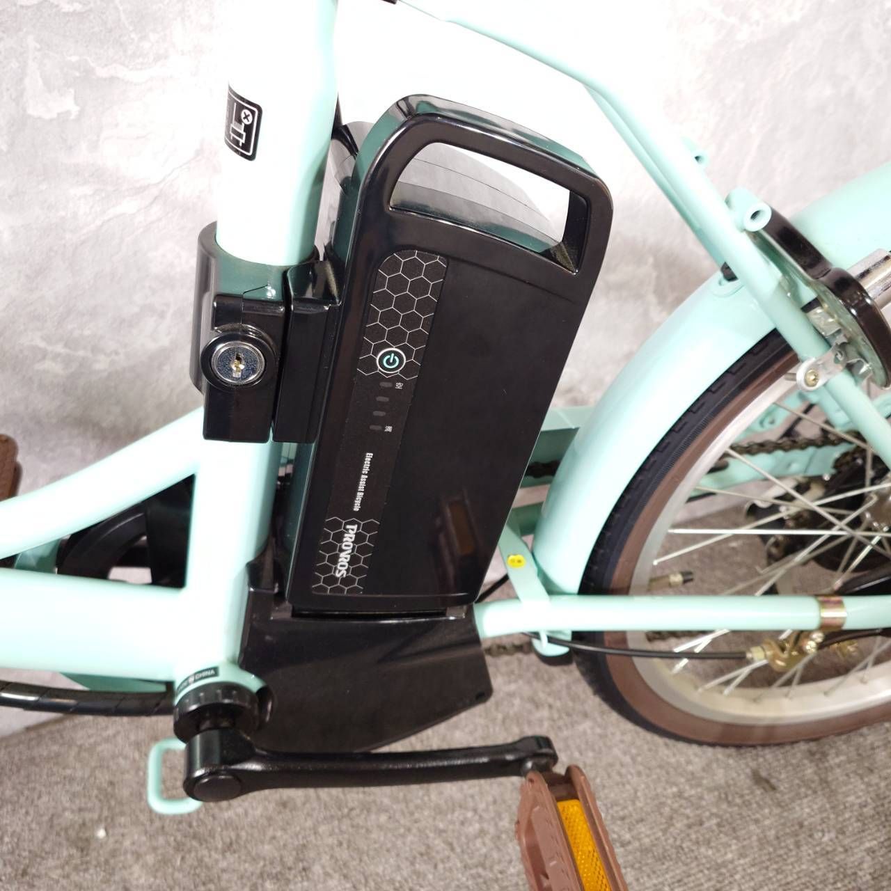 極美品 PROVROS プロブロス 未使用品 折り畳み電動自転車 P-206E