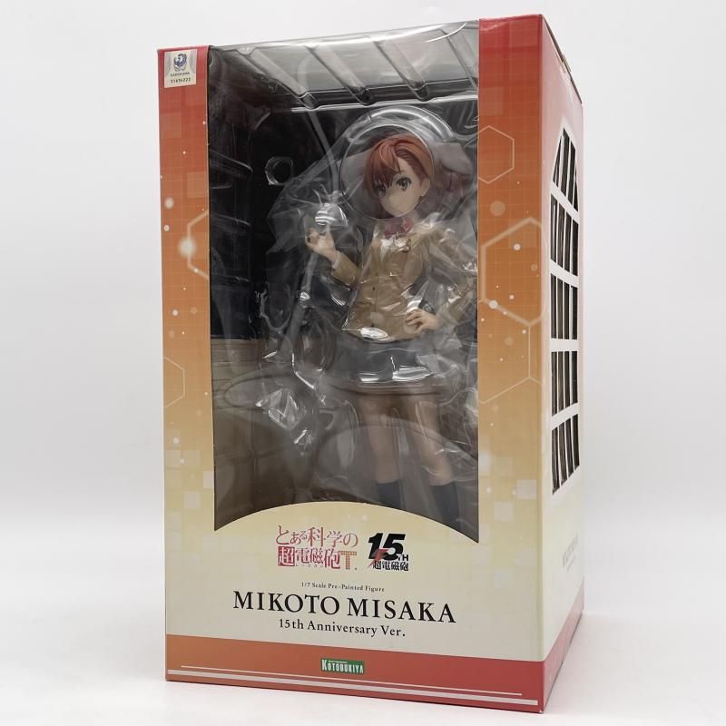 【中古】訳有 1/7 御坂美琴 15周年記念Ver. 壽屋 コトブキヤ とある科学の超電磁砲T レールガン 制服[17]