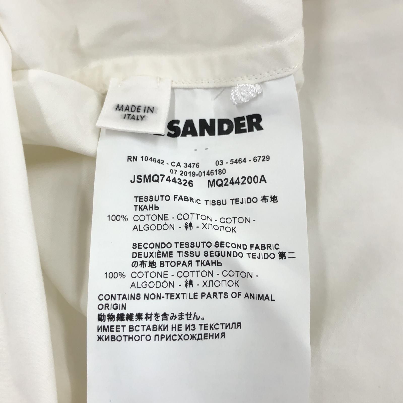 JIL SANDER ジルサンダー 比翼ロング長袖シャツ size40/15 3/4