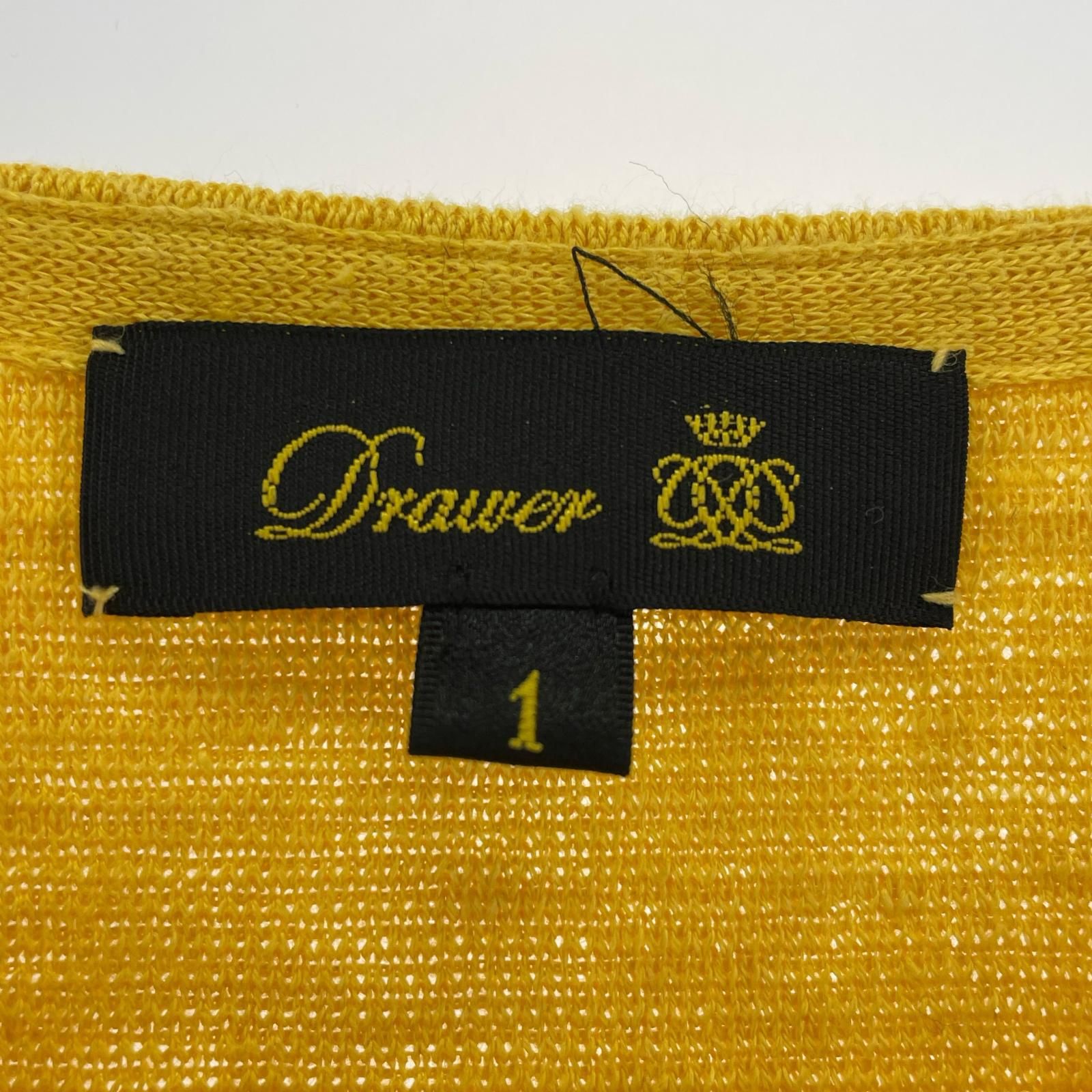 Drawer ドゥロワー リネン フレアスリーブ プルオーバーカットソー 