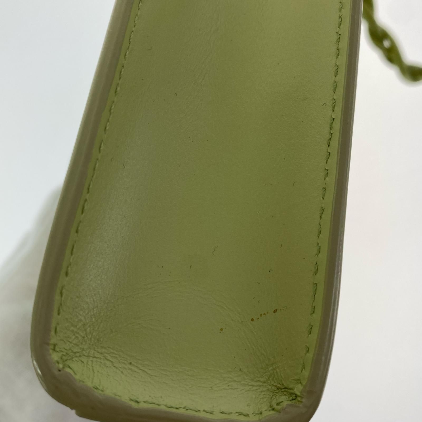 JIL SANDER ジルサンダー TANGLE SMALLショルダーバッグ/グリーン系 