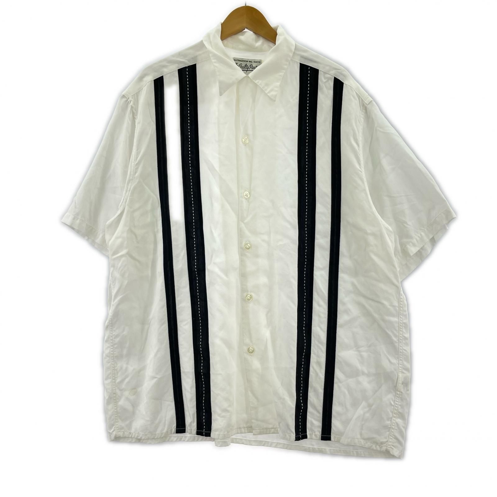 WACKO MARIA ワコマリア TWO-TONE 50S SHIRT オープンカラー半袖シャツ
