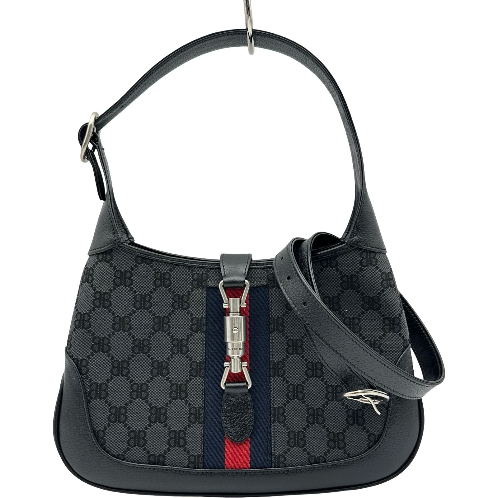グッチ GUCCI ジャッキーザハッカーBALENCIAGAコラボ 680118 ブラック