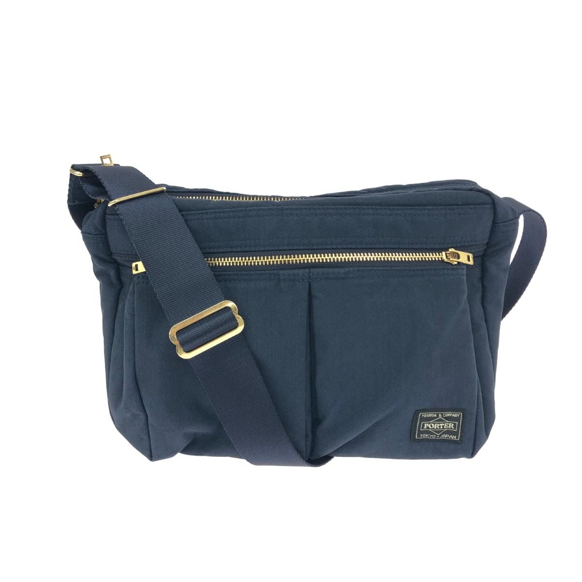 レディース PORTER ポーター ショルダーバッグ ドラフト ネイビー ユニ 