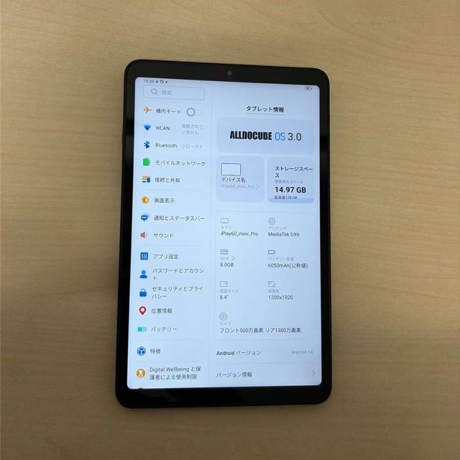 ALLDOCUBE iPlay60 mini Pro 本体のみ 動作確認済み C052707