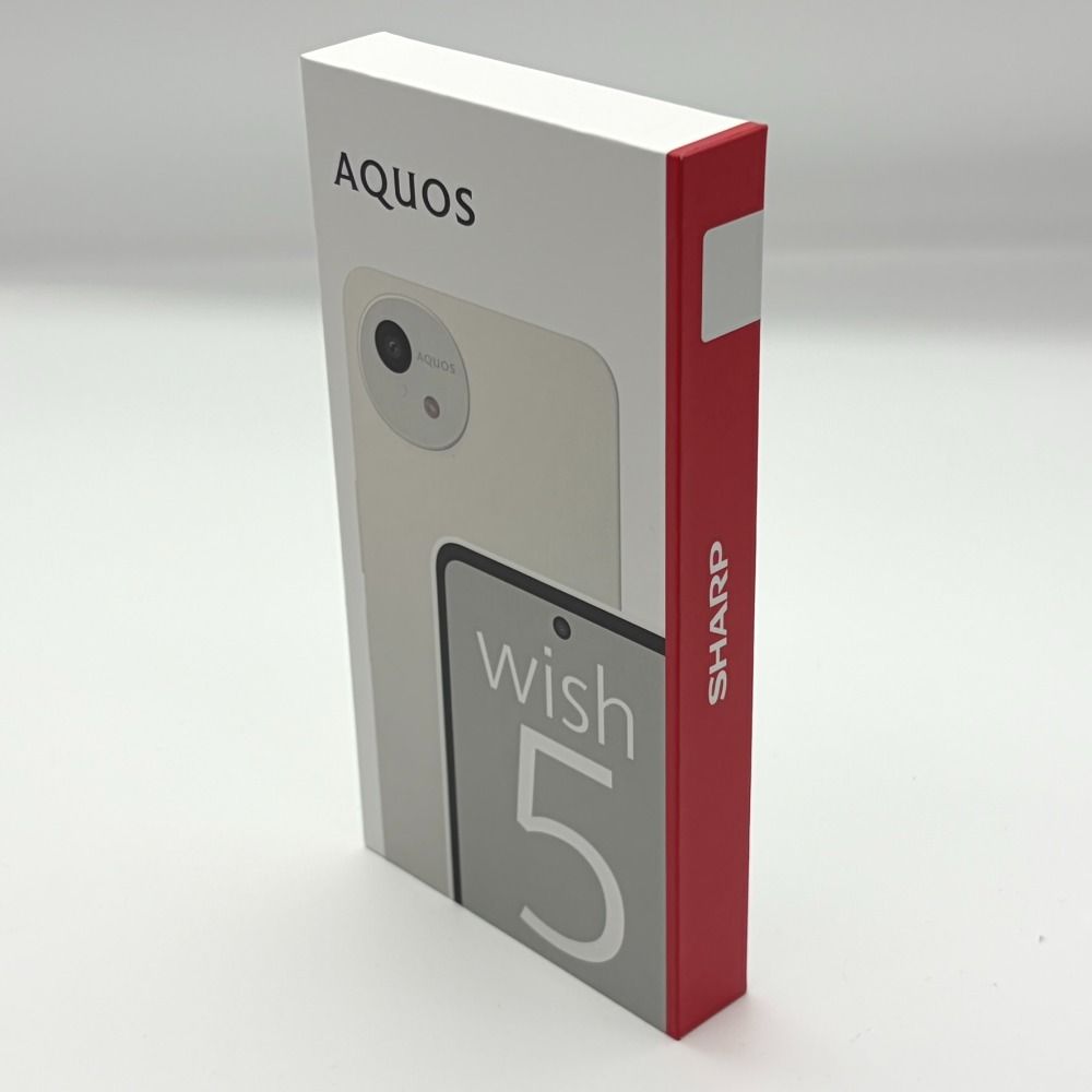 SHARP AQUOS Androidスマホ wish5 ユキ SIMフリー SH-M32 未使用品 未開封品