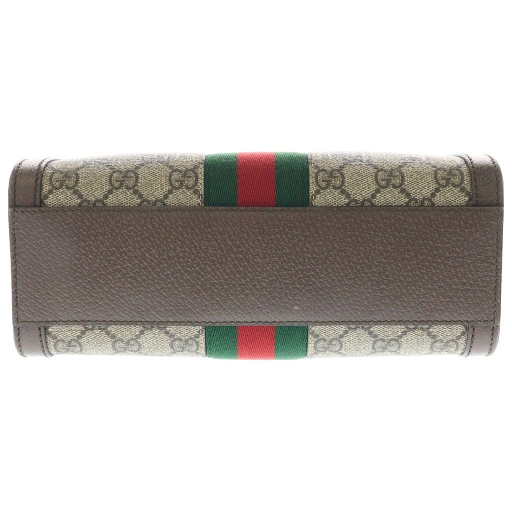 GUCCI (グッチ) GGスプリーム オフィディア ゴールドロゴ金具 2WAY ショルダー ハンドバッグ ブラウン 547551 GUCCI (グッチ) GGスプリーム オフィディア ゴールドロゴ金具 2WAY ショルダー ハンドバッグ ブラウン 547551
