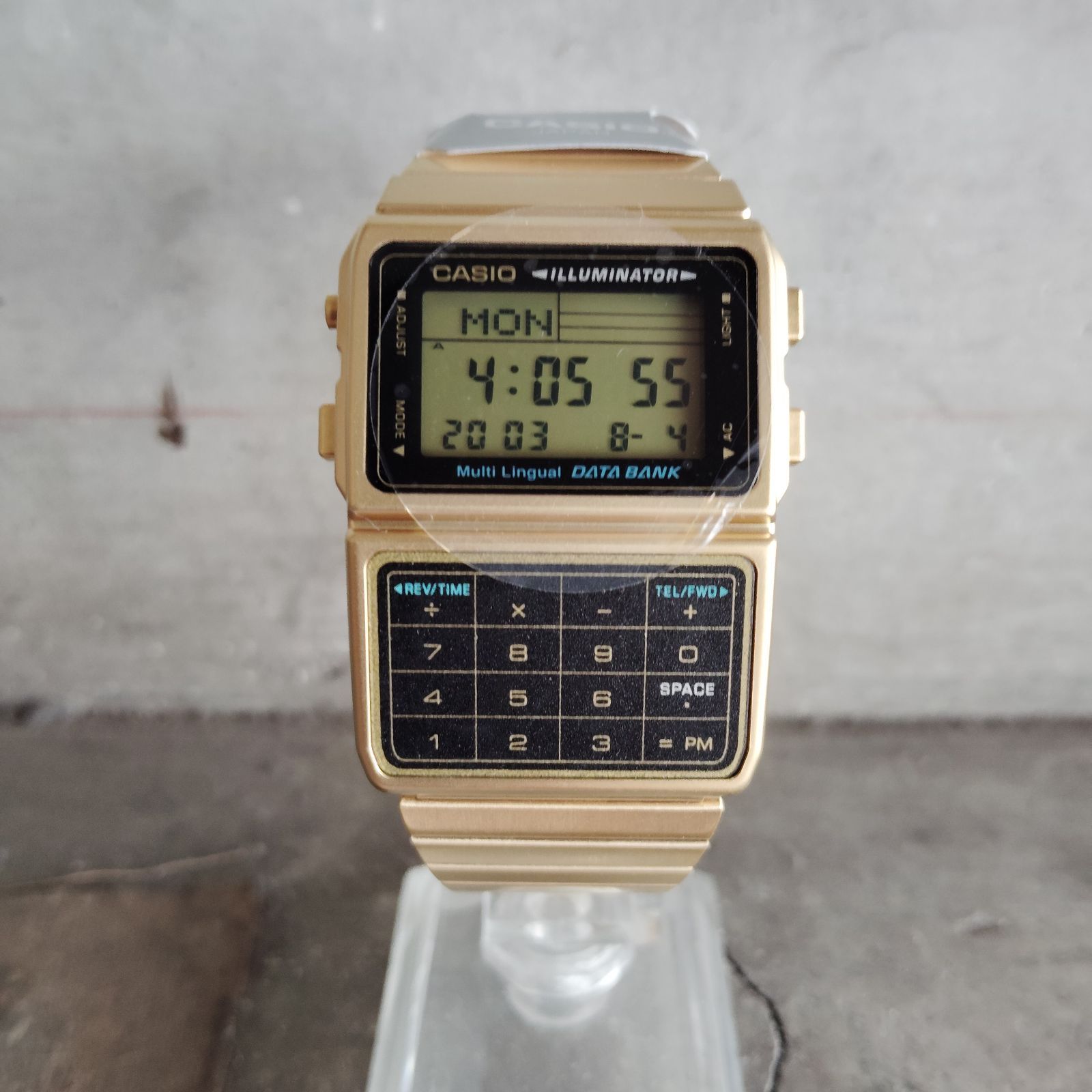 CASIO DATA BANK カシオ データバンク 腕時計 ゴールド DBC-611G 