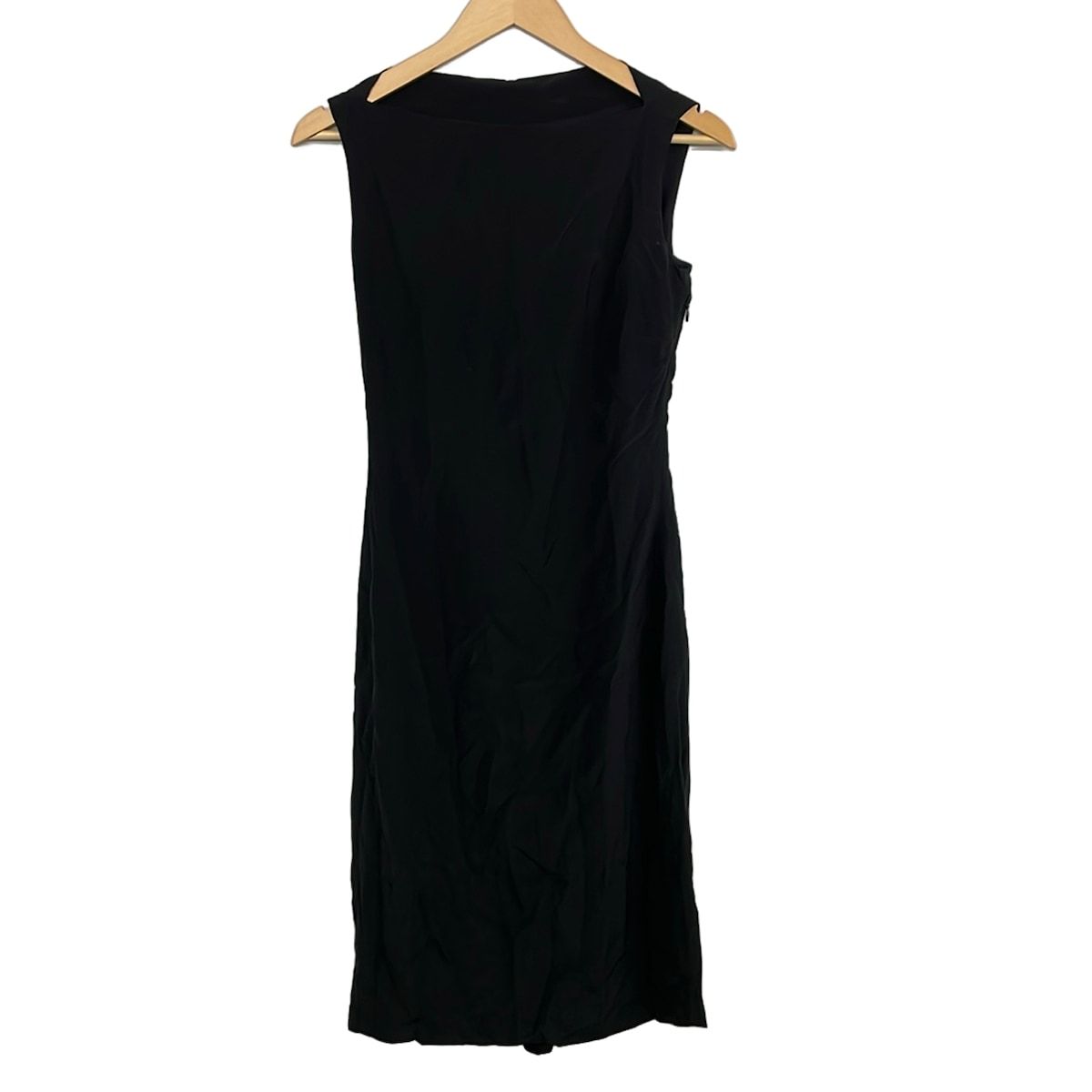 JILSANDER(ジルサンダー) ワンピース サイズ34 XS レディース美品 黒 ノースリーブ/ロング