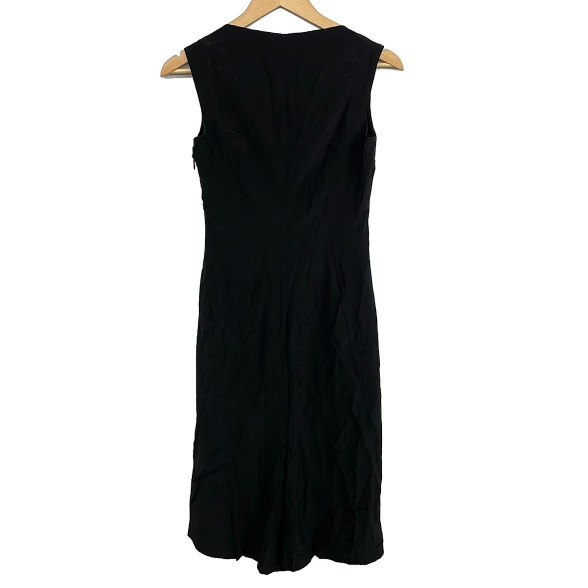 JILSANDER(ジルサンダー) ワンピース サイズ34 XS レディース美品 黒 ノースリーブ/ロング