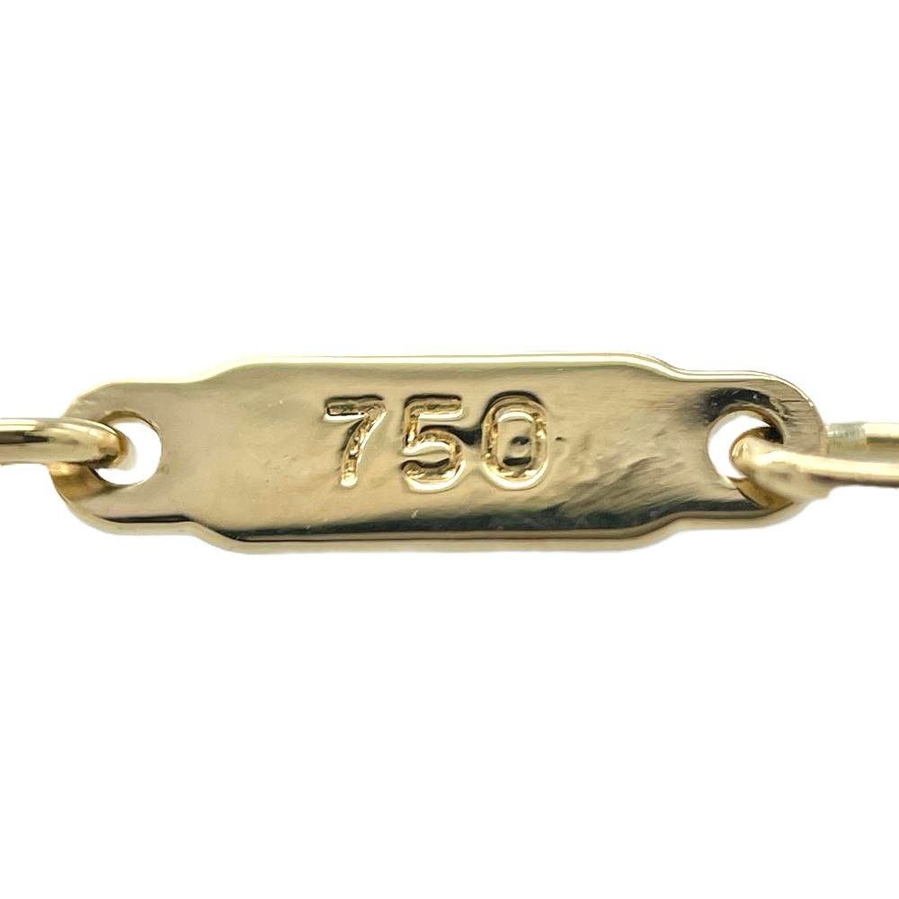 ティファニー Tiffany&Co. スモール クロス ネックレス ダイヤモンド K18YG 2.8g イエローゴールド レディース【中古】