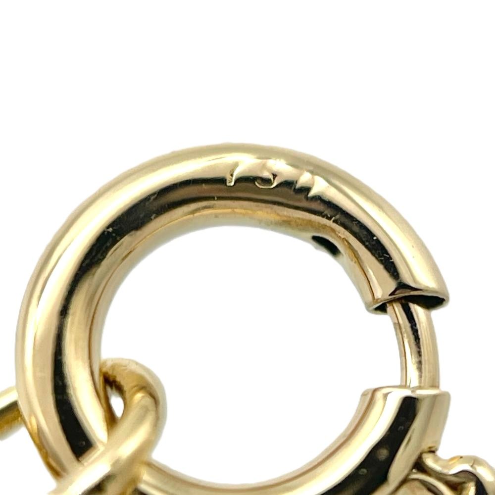 ティファニー Tiffany&Co. スモール クロス ネックレス ダイヤモンド K18YG 2.8g イエローゴールド レディース【中古】