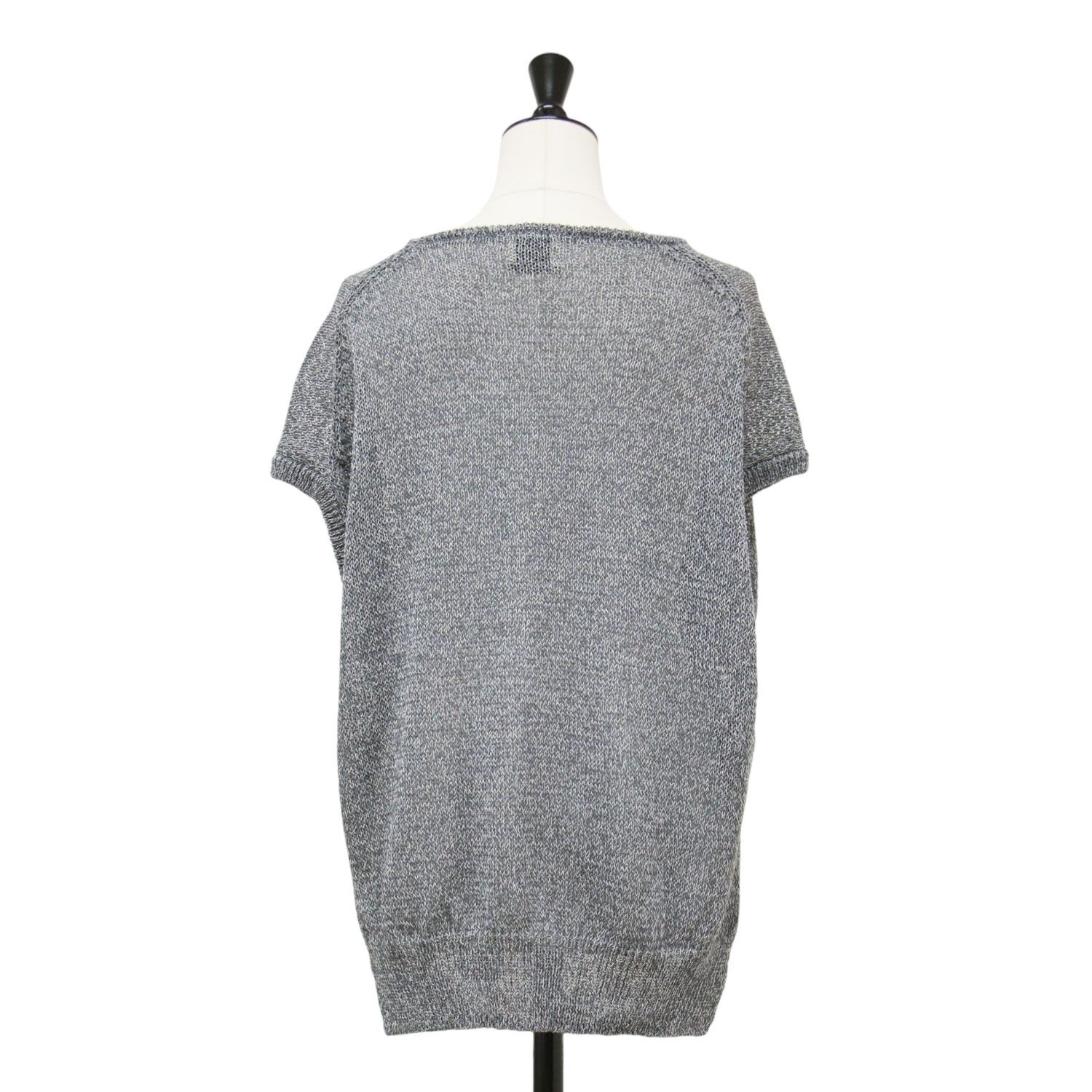 UNITED ARROWS ユナイテッドアローズ ベスト グレー サイズ:FREE | 25春夏 ペーパー ニットベスト / プルオーバー フレンチスリーブ クルーネック スリット | トップス セーター【レディース】【中古】 UNITED ARROWS ユナイテッドアローズ ベスト グレー サイズ:FREE | 25春夏 ペーパー ニットベスト / プルオーバー フレンチスリーブ クルーネック スリット | トップス セーター【レディース】【中古】
