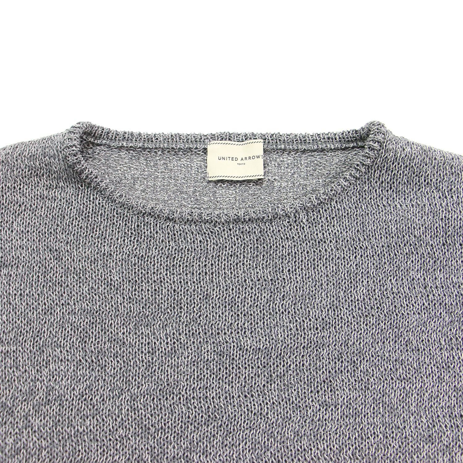 UNITED ARROWS ユナイテッドアローズ ベスト グレー サイズ:FREE | 25春夏 ペーパー ニットベスト / プルオーバー フレンチスリーブ クルーネック スリット | トップス セーター【レディース】【中古】 UNITED ARROWS ユナイテッドアローズ ベスト グレー サイズ:FREE | 25春夏 ペーパー ニットベスト / プルオーバー フレンチスリーブ クルーネック スリット | トップス セーター【レディース】【中古】