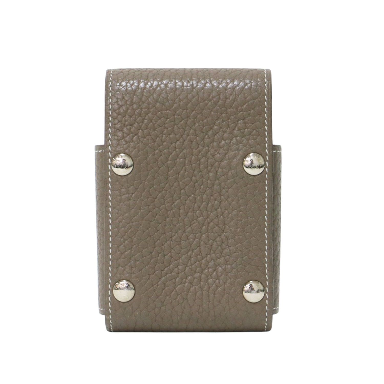 HERMES エルメス | エテュイカルトPM トランプ付き ⬜︎O 刻印 / カードケース 小物入れ | Hロゴ レザー | グレー系 | ブランド ファッション アイテム 小物【レディース】【中古】 HERMES エルメス | エテュイカルトPM トランプ付き ⬜︎O 刻印 / カードケース 小物入れ | Hロゴ レザー | グレー系 | ブランド ファッション アイテム 小物【レディース】【中古】