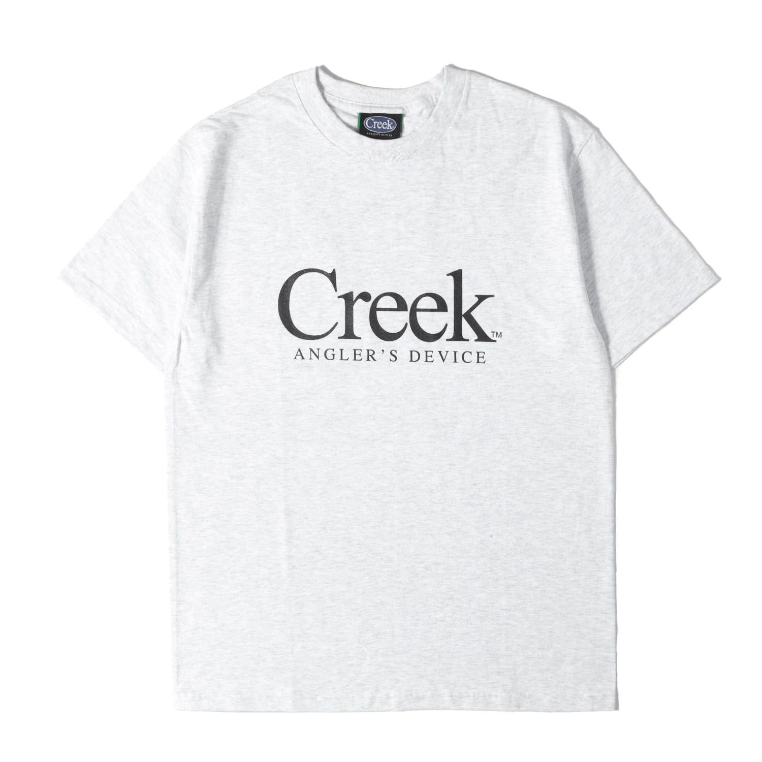 【赤字超特価，限定セール】 【新品】Creek Anglers Device クリークアングラーズデバイス Tシャツ グレー サイズ:M | ×quiet mountain ブランドロゴ Tシャツ | トップス カットソー 半袖【メンズ】 Tシャツ