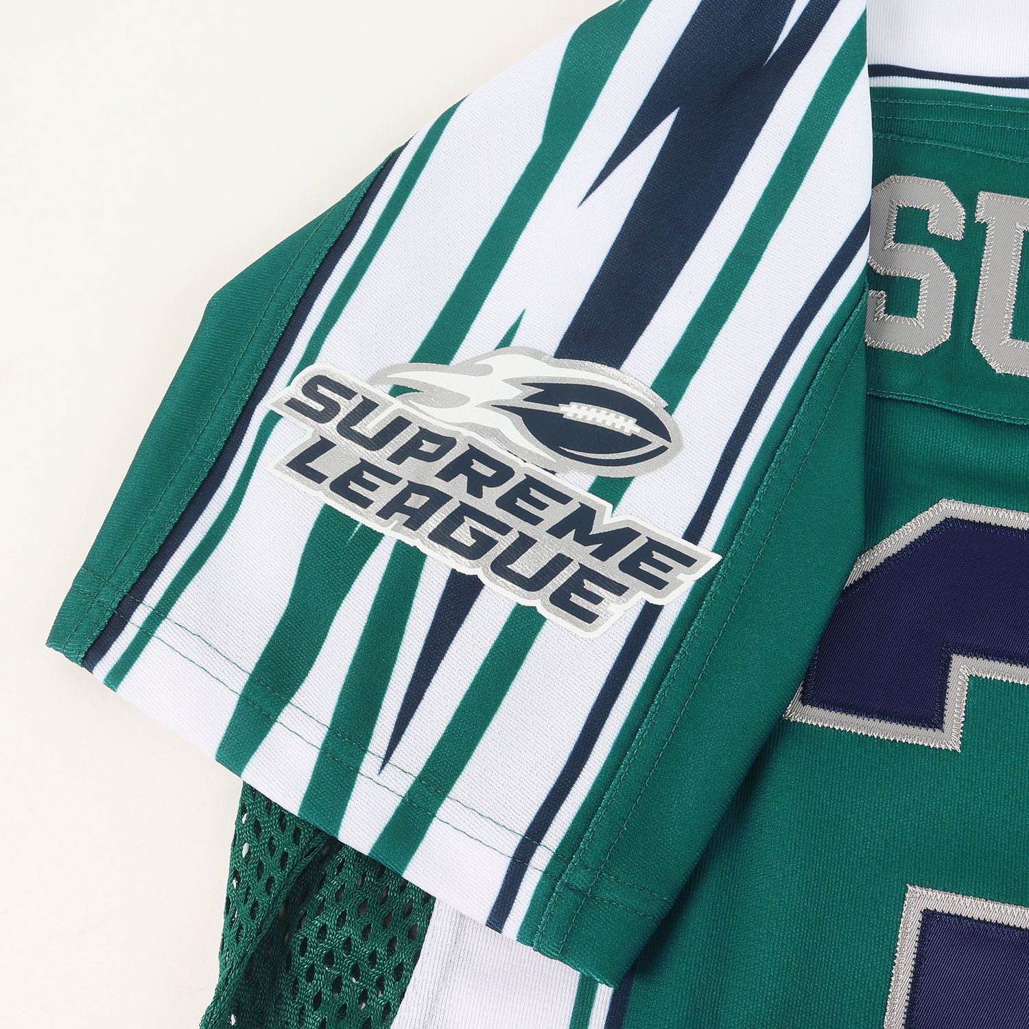 【美品】Supreme シュプリーム Tシャツ ティール サイズ:M | 24SS ナンバリングロゴ フットボール ジャージ (Sudden Death Football Jersey) | トップス カットソー 半袖【メンズ】【中古】 【美品】Supreme シュプリーム Tシャツ ティール サイズ:M | 24SS ナンバリングロゴ フットボール ジャージ (Sudden Death Football Jersey) | トップス カットソー 半袖【メンズ】【中古】