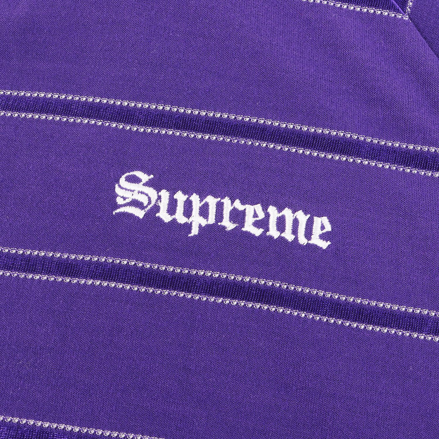 【新品】Supreme シュプリーム Tシャツ パープル サイズ:M | 25SS ×UMBRO ストライプ サッカージャージ(Stripe Soccer Jersey) | トップス カットソー 半袖【メンズ】 【新品】Supreme シュプリーム Tシャツ パープル サイズ:M | 25SS ×UMBRO ストライプ サッカージャージ(Stripe Soccer Jersey) | トップス カットソー 半袖【メンズ】