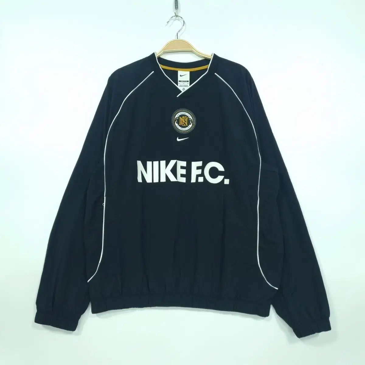 ナイキ NIKE F C リー レペル サッカー クルー ブラック 長袖 ウォームアップ