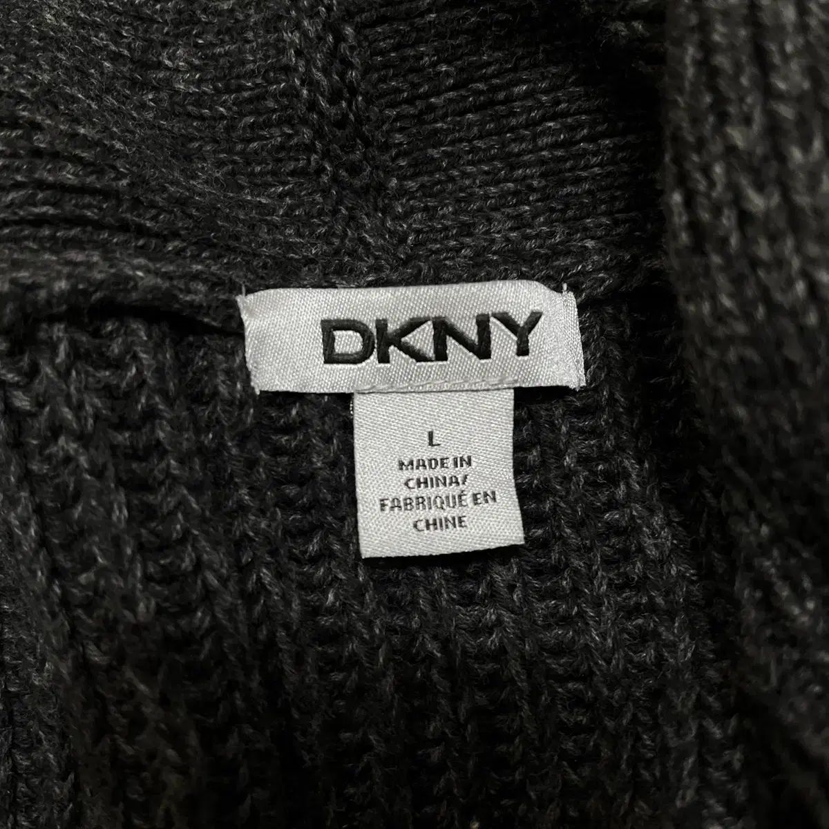 DKNY メンズ ショールカラー ニット ボタン カーディガン L/100 DKNY メンズ ショールカラー ニット ボタン カーディガン L/100
