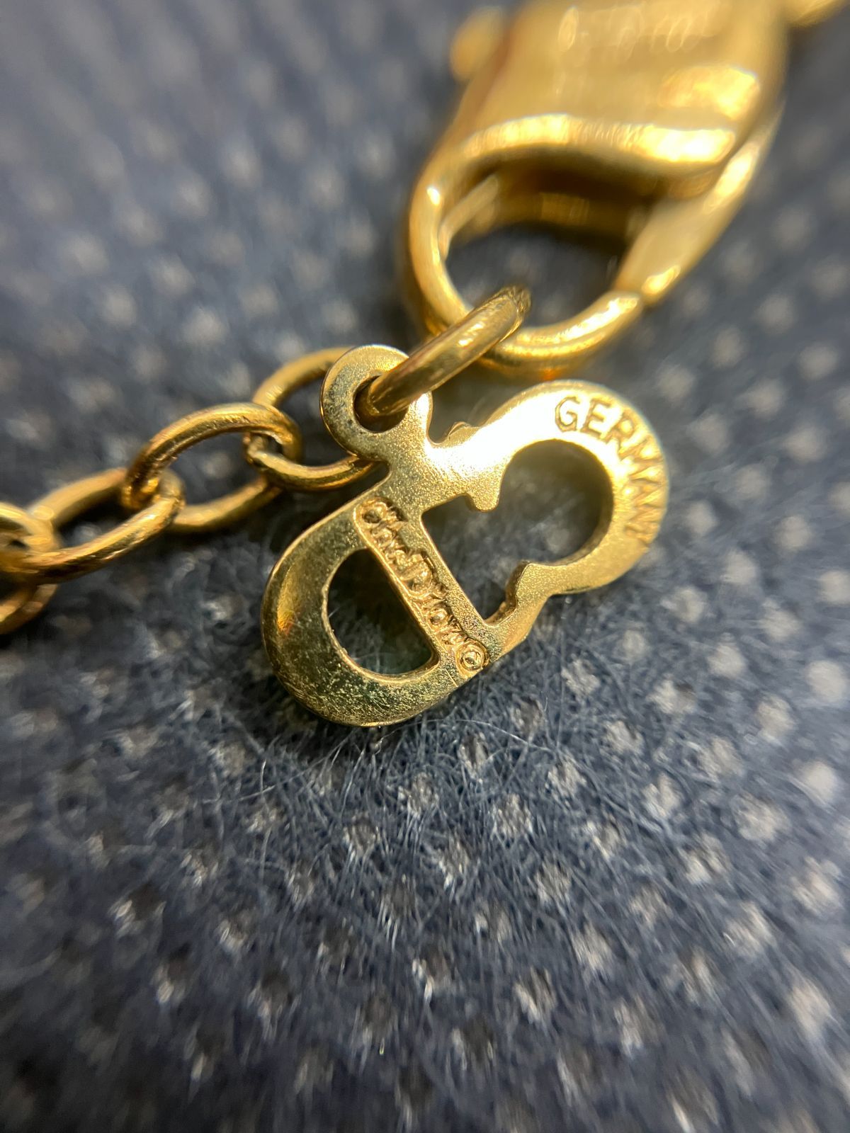 【441301098602】 現状品 Christian Dior ディオール ネックレス グリーン ストーン ゴールド 【441301098602】 現状品 Christian Dior ディオール ネックレス グリーン ストーン ゴールド