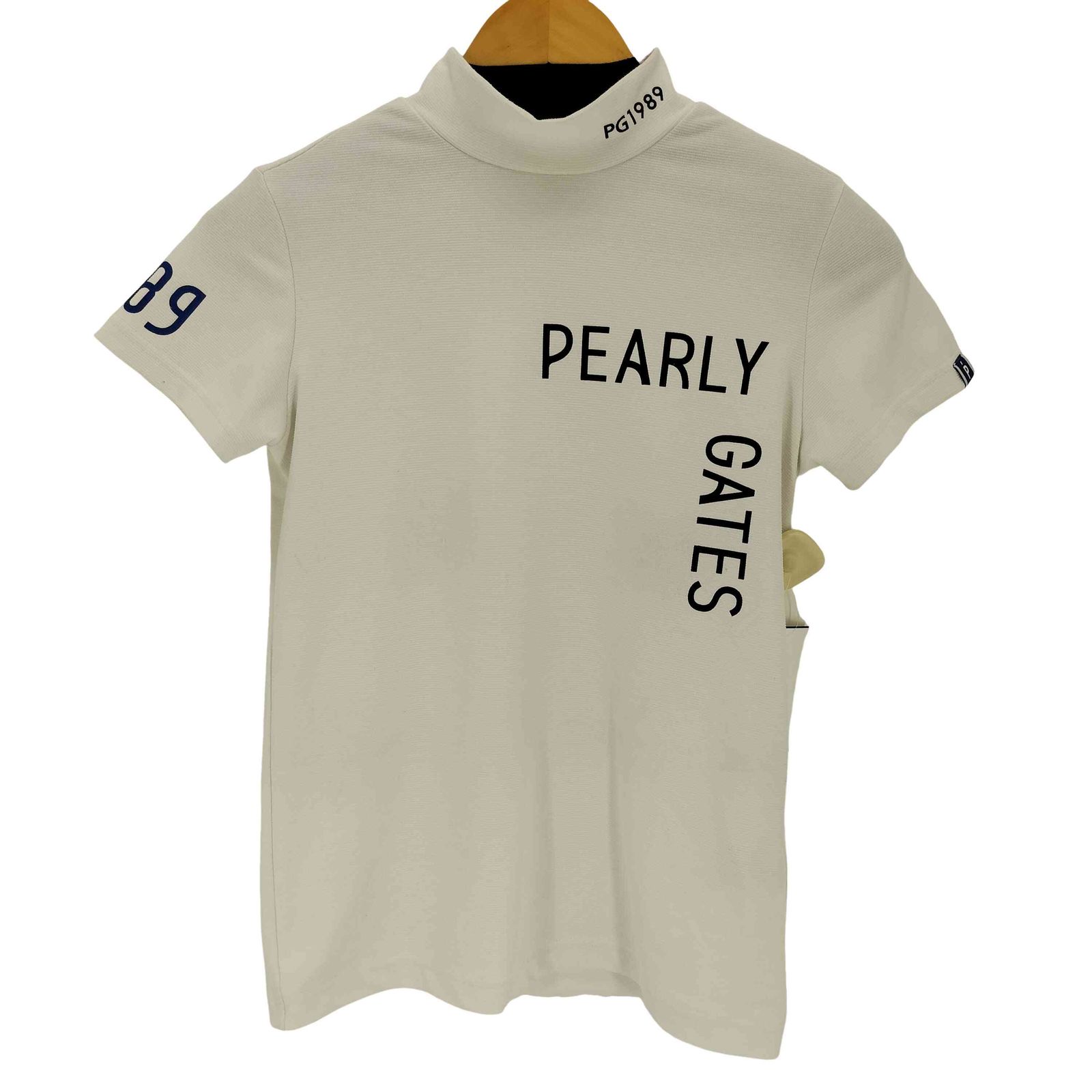 パーリーゲイツ PEARLY GATES モックネック S/S プリントTシャツ