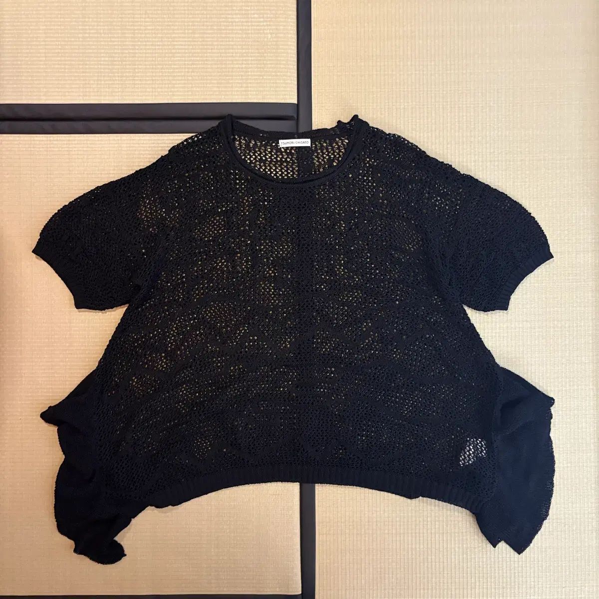TSUMORI CHISATO 츠모리 치사토 ドレープ クロシェ ニット