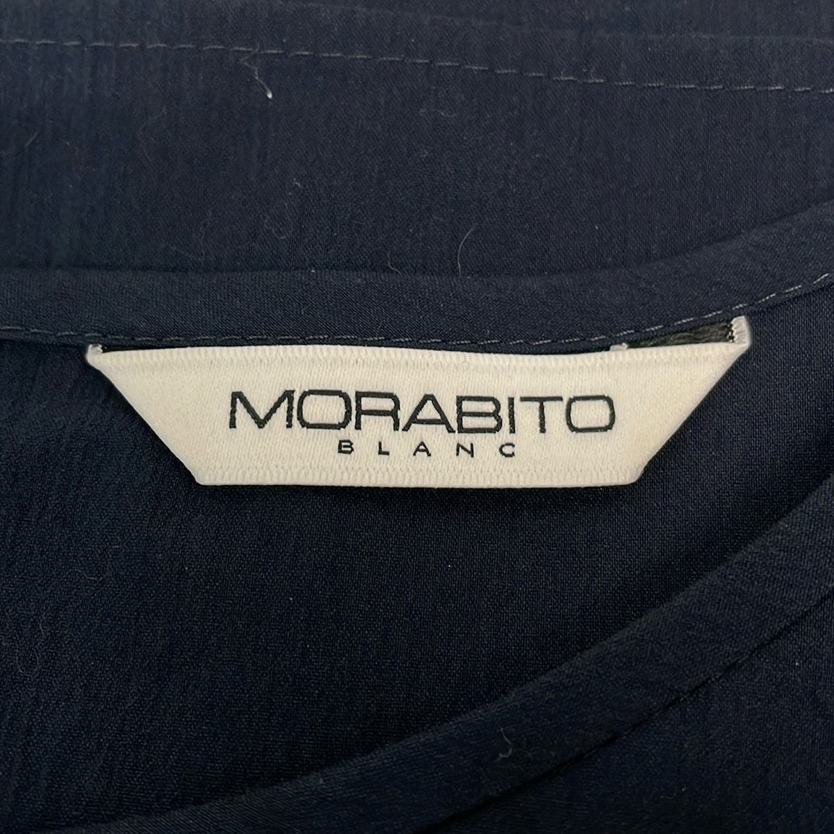 美品　MORABITO モラビトブラン　ワンピース38 MORABITO(モラビト) ワンピース サイズ38 M レディース美品 - ダーク