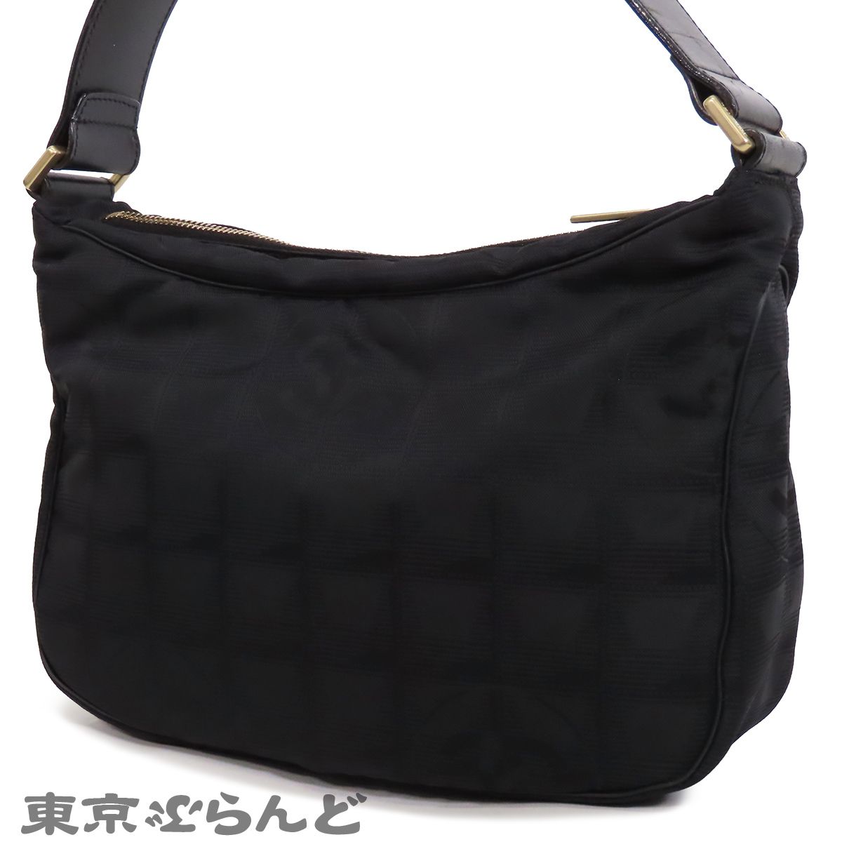 シャネル CHANEL ニュートラベルライン ショルダーバッグ ブラック 黒 