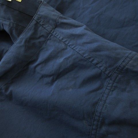 スティーブンアラン Steven Alan シャツコート ロングワークコート L 青 ブルー ノーカラー 長袖 ポケット付き /CK10 ■GY03 スティーブンアラン Steven Alan シャツコート ロングワークコート L 青 ブルー ノーカラー 長袖 ポケット付き /CK10 ■GY03