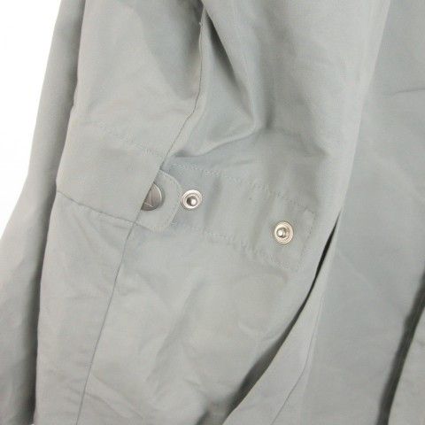 アクアスキュータム AQUASCUTUM ステンカラーコート シングル コート L ブルーグレー ステンカラー シングルブレスト 長袖 6404700 /CK6 ■GY03