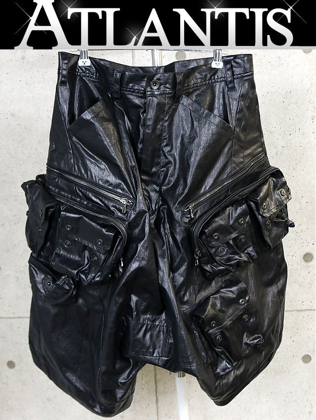JULIUS 銀座店 ユリウス 26SS LAMINATED CLOTH PANTS ショーツ メンズ