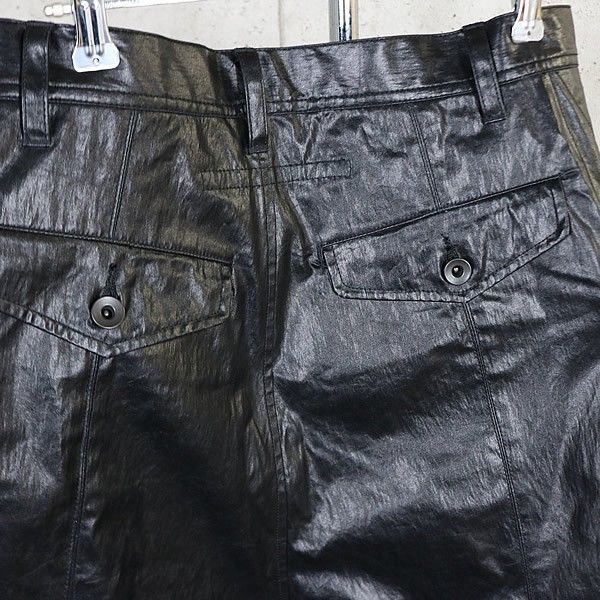 JULIUS 銀座店 ユリウス 26SS LAMINATED CLOTH PANTS ショーツ メンズ size:3 黒 103429 JULIUS 銀座店 ユリウス 26SS LAMINATED CLOTH PANTS ショーツ メンズ size:3 黒 103429