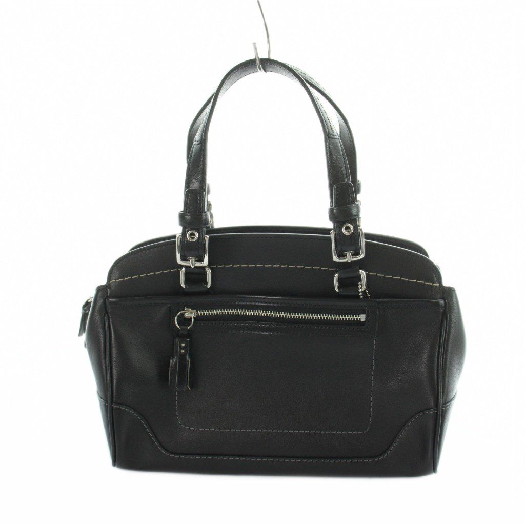 コーチ COACH 7465 ハンドバッグ ミニボストン レザー ロゴ 黒 ブラック ■GY18 /MQ コーチ COACH 7465 ハンドバッグ ミニボストン レザー ロゴ 黒 ブラック ■GY18 /MQ