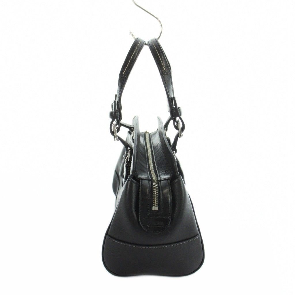 コーチ COACH 7465 ハンドバッグ ミニボストン レザー ロゴ 黒 ブラック ■GY18 /MQ コーチ COACH 7465 ハンドバッグ ミニボストン レザー ロゴ 黒 ブラック ■GY18 /MQ
