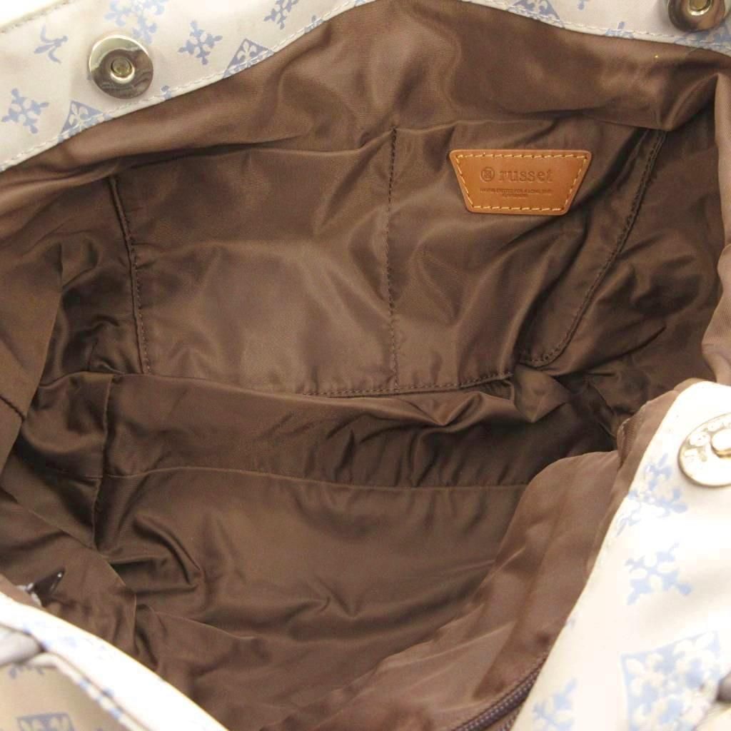 ラシット RUSSET ハンドバッグ ショルダーバッグ セット ベージュ 総柄 ファスナーポケット /MX ■GY99