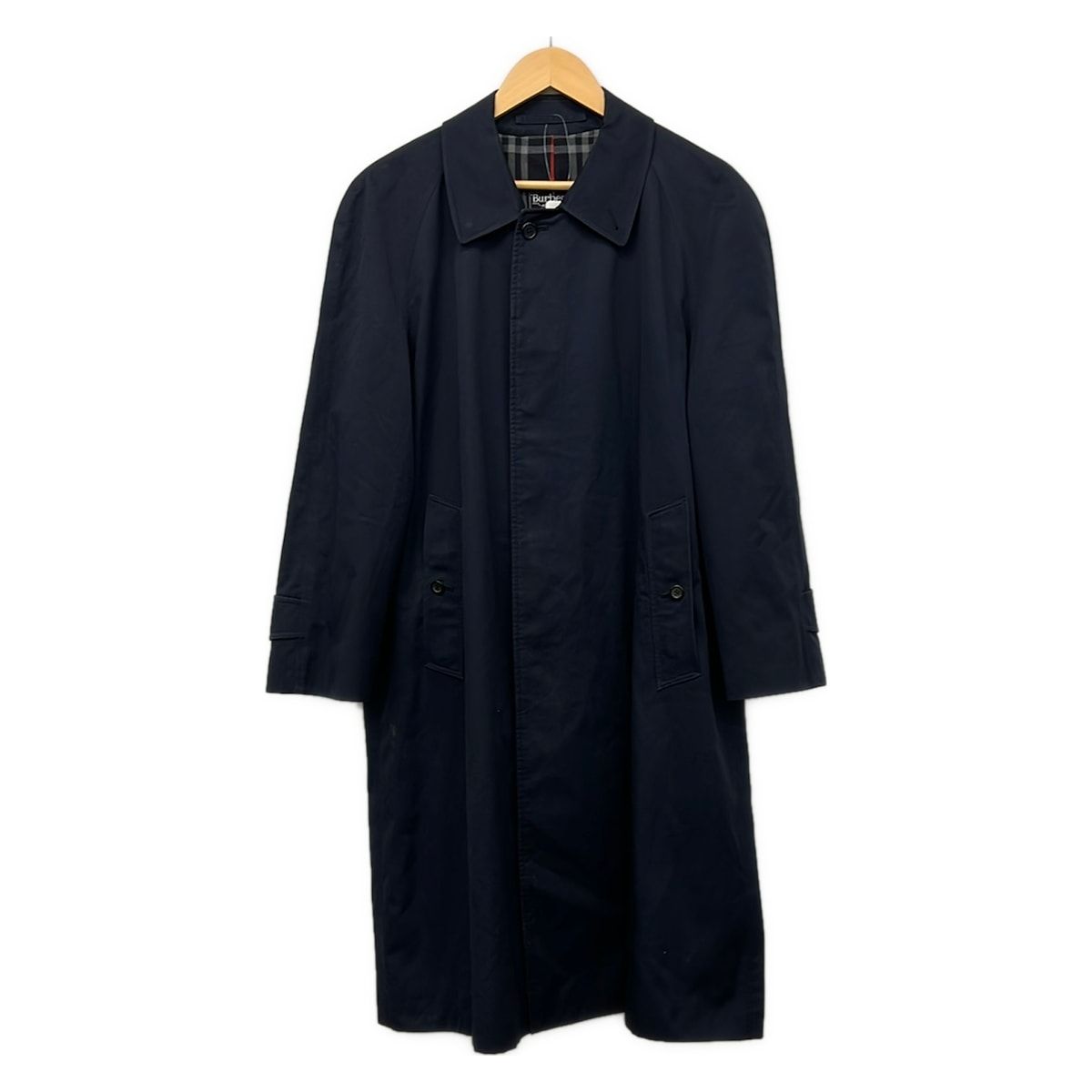 Burberry's(バーバリーズ) コート サイズ46 XL メンズ - ネイビー 長袖/春