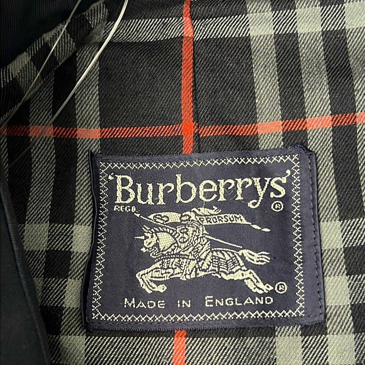 Burberry's(バーバリーズ) コート サイズ46 XL メンズ - ネイビー 長袖/春 Burberry's(バーバリーズ) コート サイズ46 XL メンズ - ネイビー 長袖/春