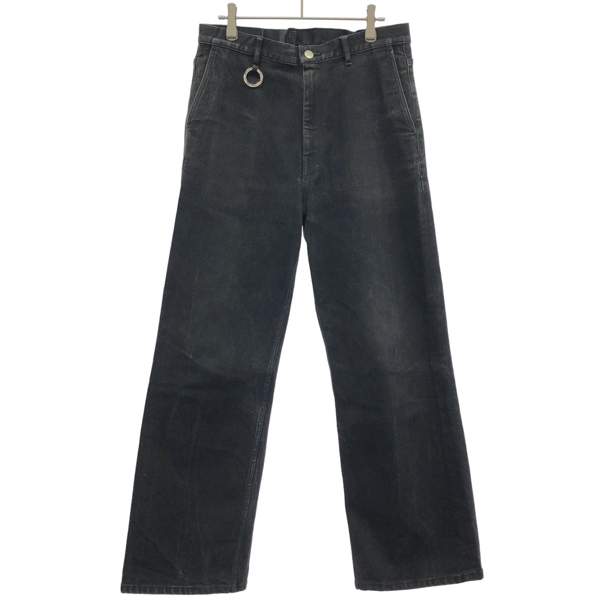 th TARO HORIUCHI ティーエイチタロウホリウチ Wide Straight Denim Pants ワイドストレートデニムパンツ 2301-P61-M302 ブラック 2