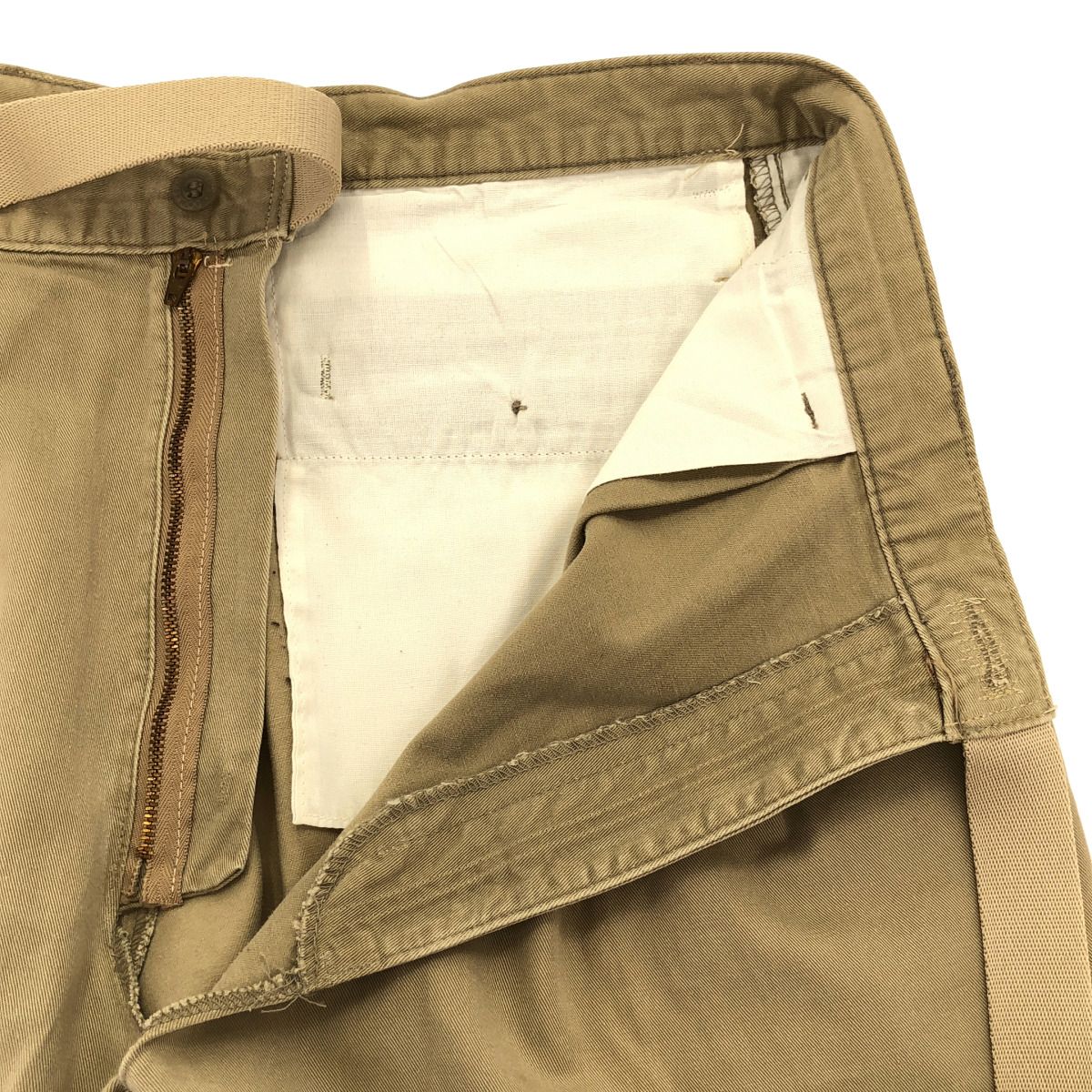 MAISON EUREKA メゾンエウレカ VINTAGE REWORK CHINOS ベルテッド