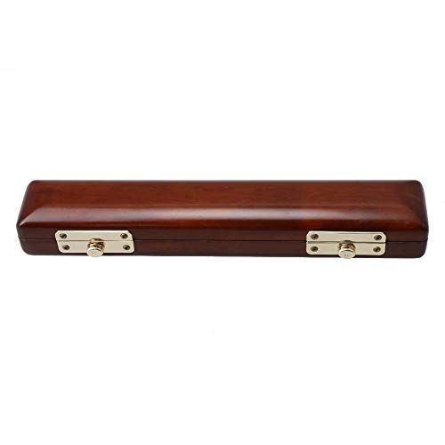 25.5x4.6x3cm 木製 フルート ヘッド ジョイント ケース 木製 収納ボックス フルート マウスピース アクセサリー アンバーカラー(沖縄・離島の方不可) 1afcfc6d