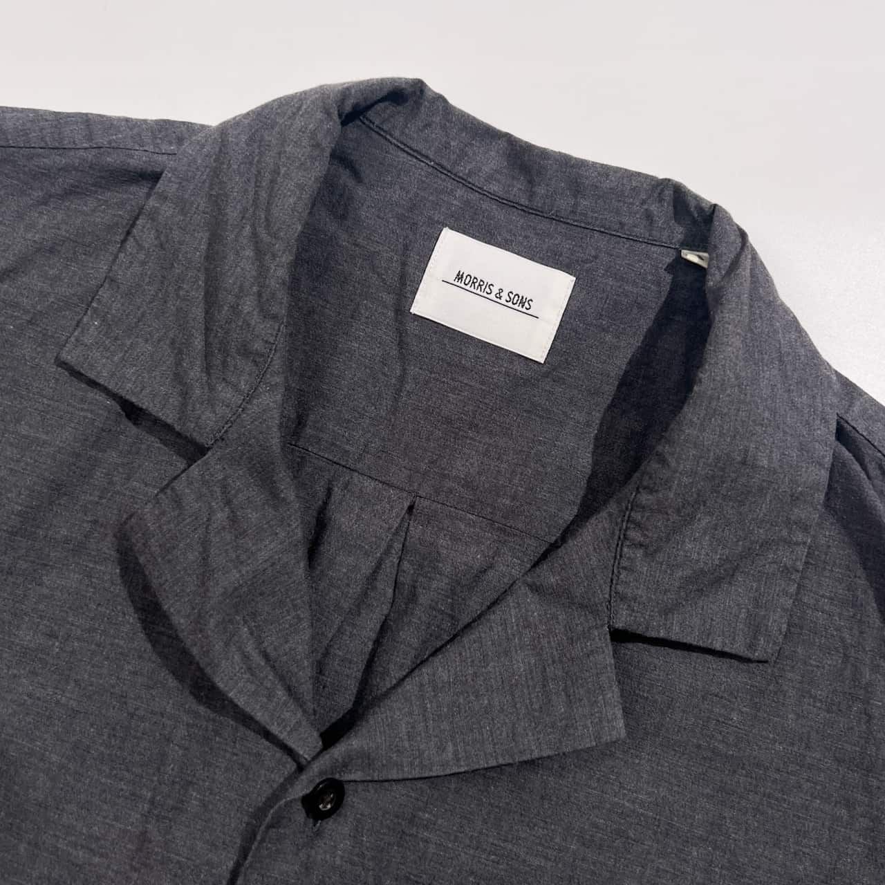 MORRIS & SONS モリスアンドサンズ 開襟 半袖 オープンカラーシャツ 3 