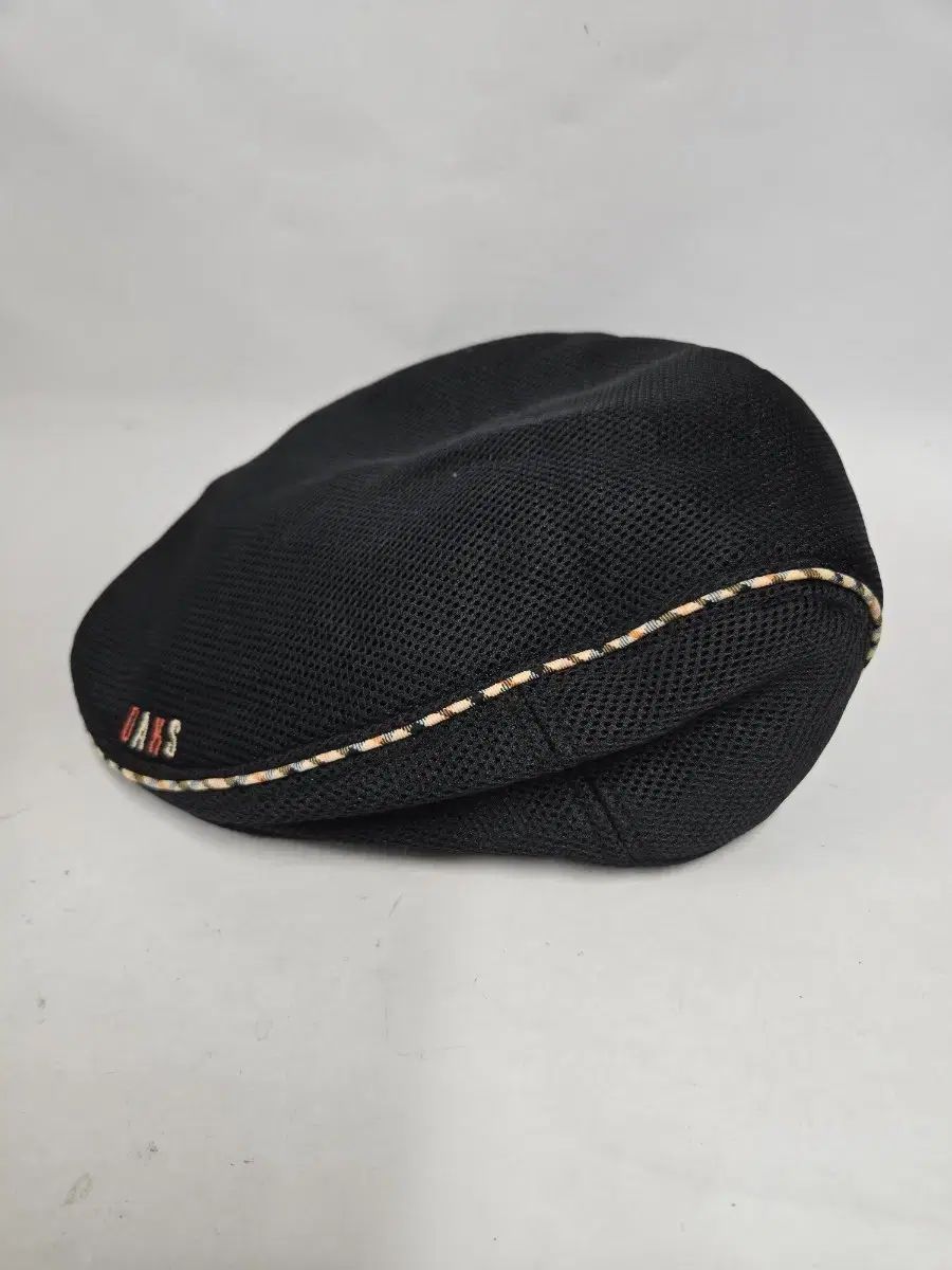 DAKS ブラック メッシュ ハンチングキャップ 帽子