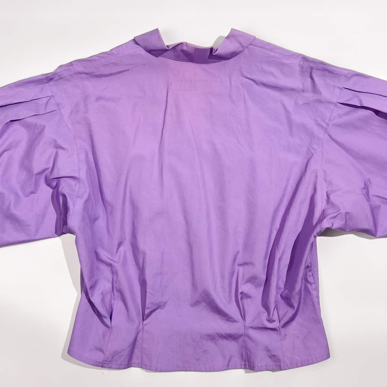 90s KATHARINE HAMNETT LONDON キャサリンハムネット 開襟 長袖 シャツ 