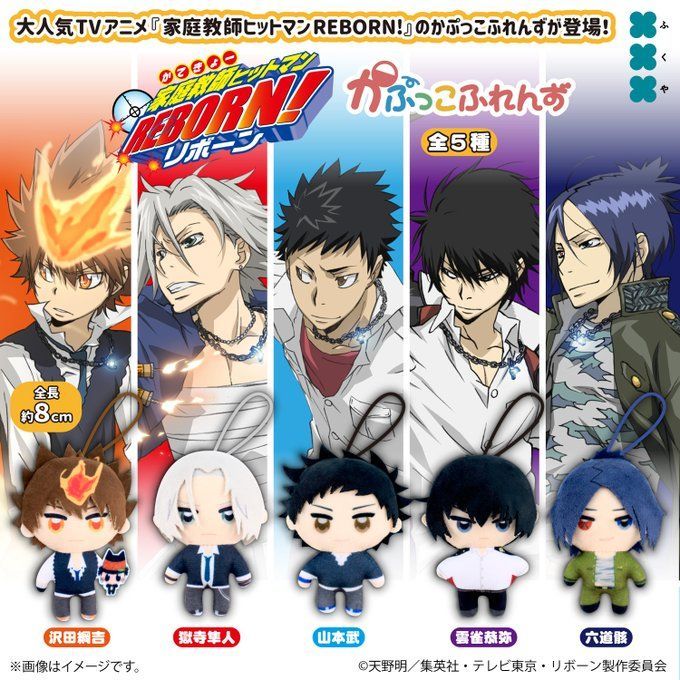 家庭教師ヒットマンREBORN！ RR以下コンプセット 家庭教師ヒットマンREBORN! かぷっこふれんず 全5種コンプリートセット