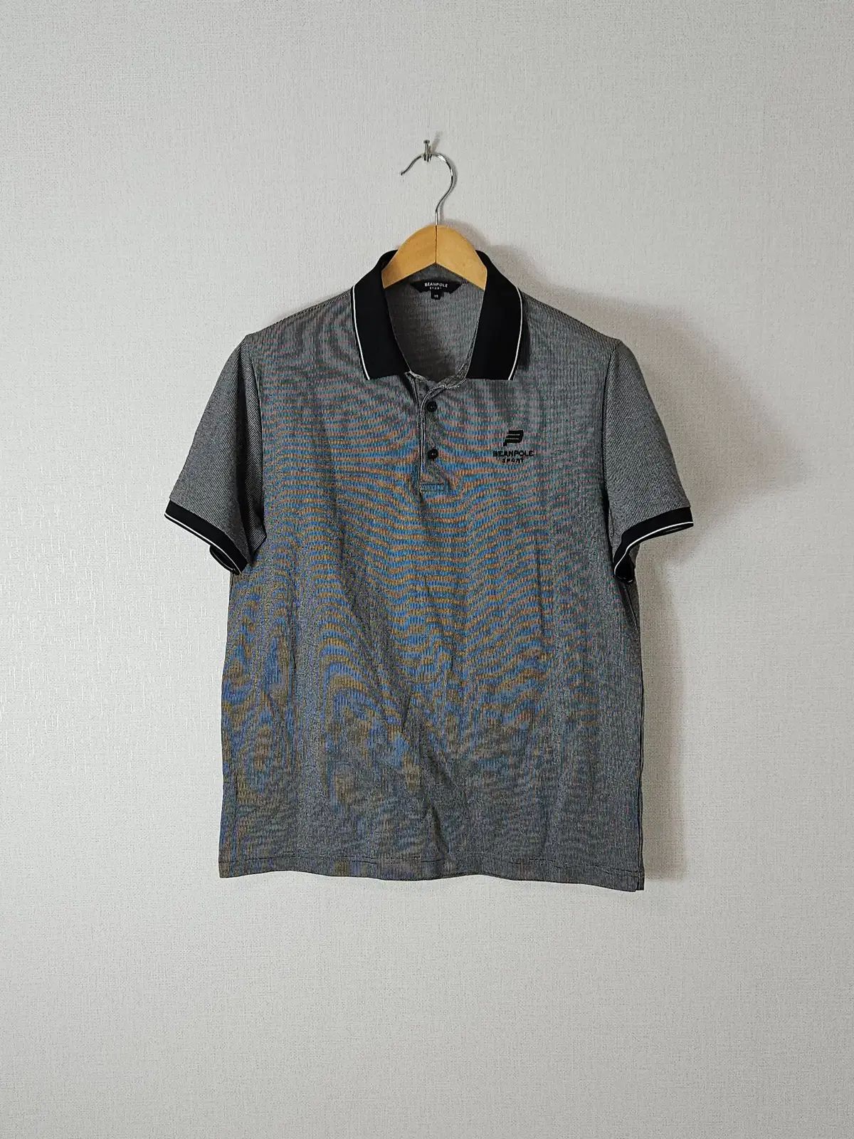 BEAN POLE ビーンポール スポーツ ポロ 半袖 カラーTシャツ 機能性 メッシュ 105 (ほぼ新品)