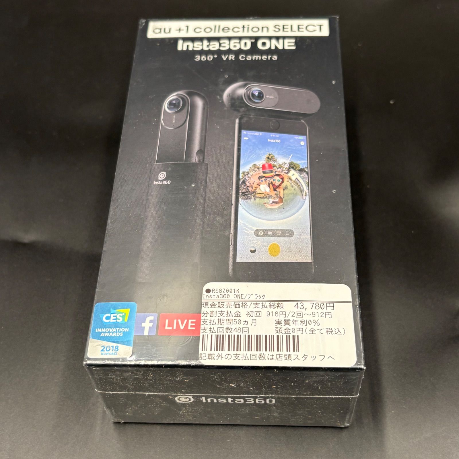 【未使用品】Insta 360° one VR Camera Black インスタ　360° ワン　VR カメラ　ブラック　IOS5317NHNEHTD 519-13