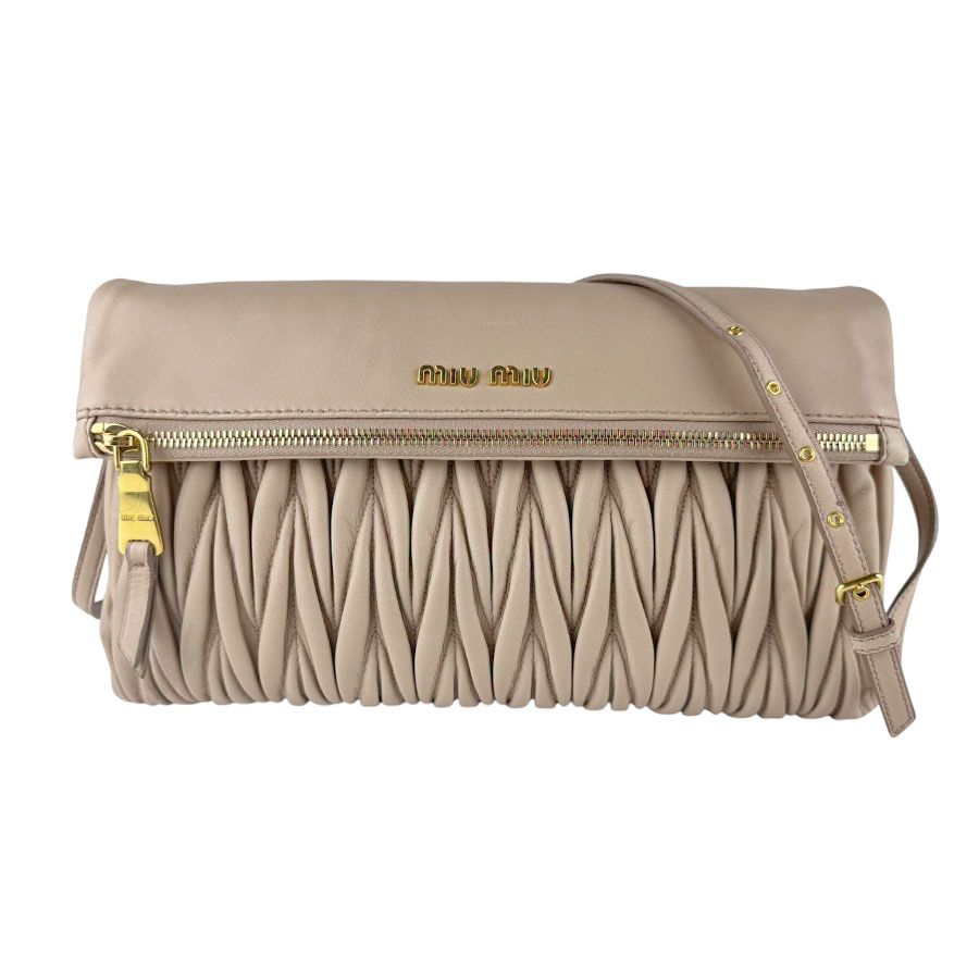 ミュウミュウ MIUMIU クラッチバッグ ショルダーバッグ マテラッセ